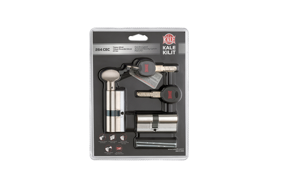 Kale 264 CEC Tüpten Şifreli 2’li Set (68MM)