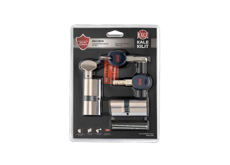 Kale 264 CECH Hareketli Pimli Silindir 2’li Set